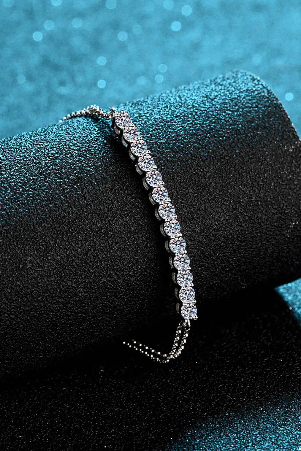 Aura Stylo - Adored Moissanite Sterling Silver Bracelet