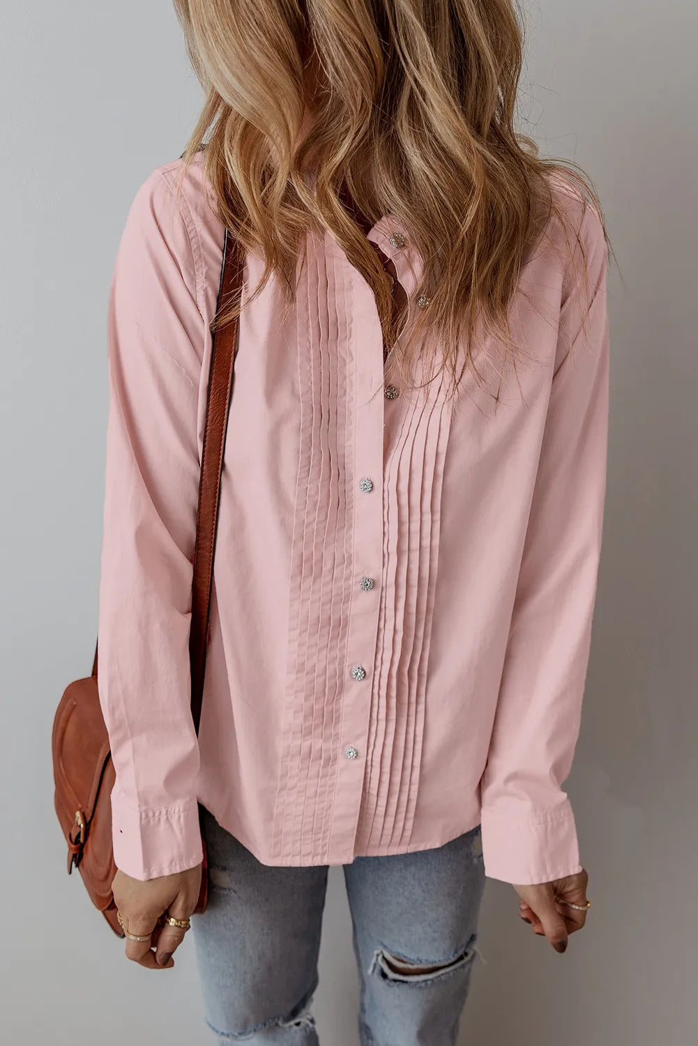 Classic Charm Button Up Long Sleeve Shirt