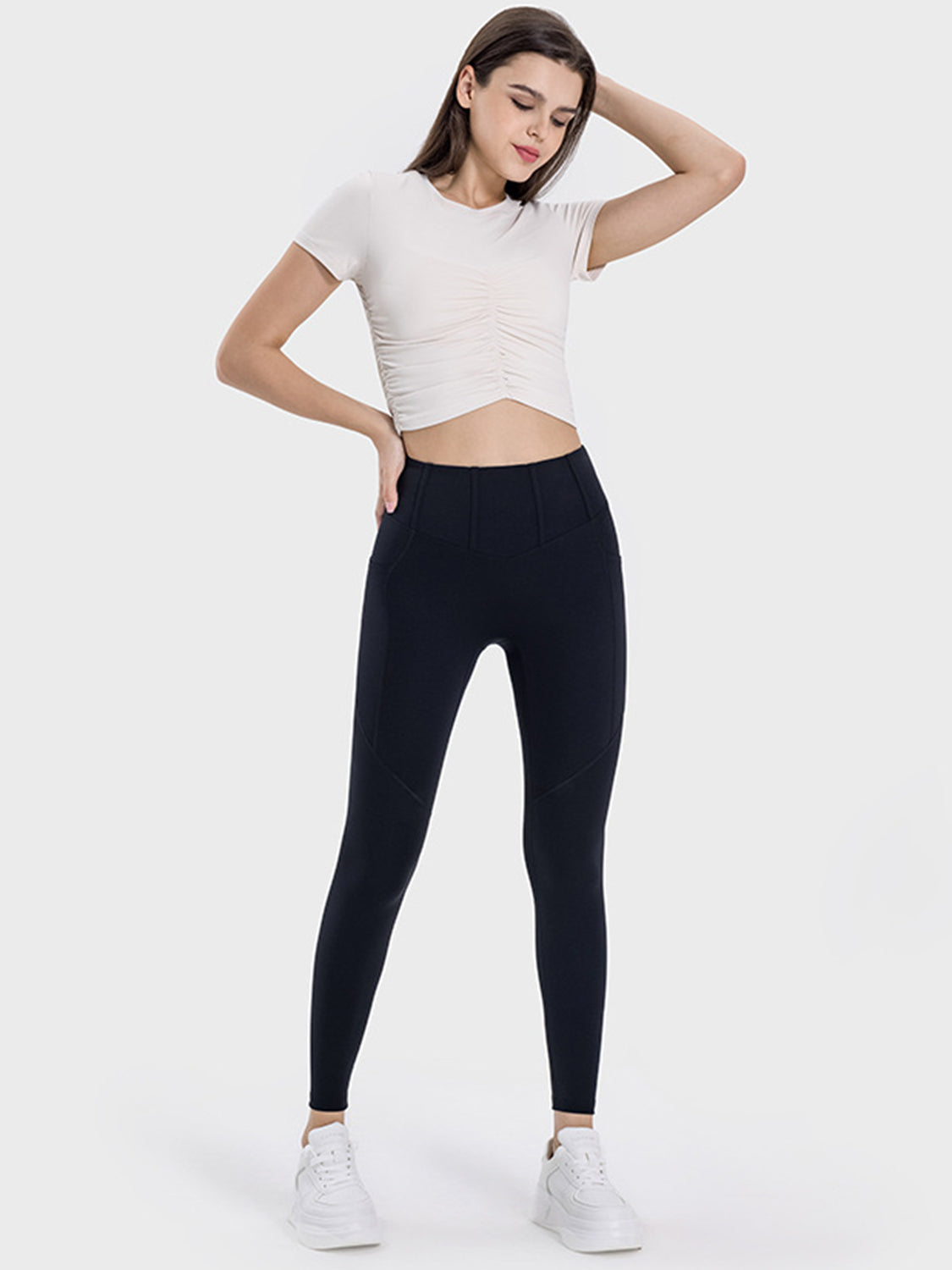 Aura Stylo - Millennia Pocketed High Waist Active Leggings