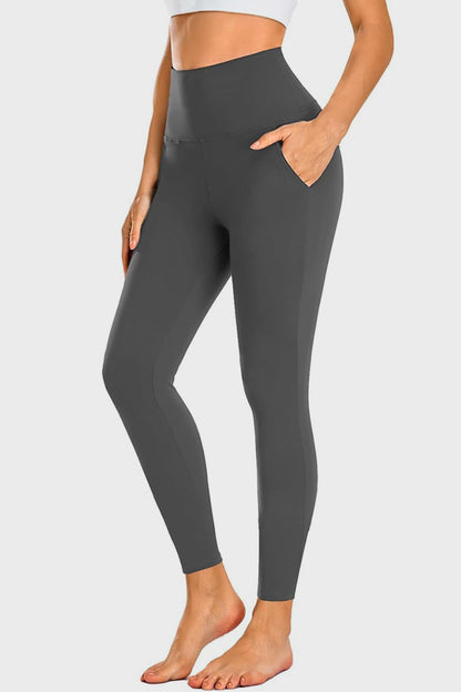 Aura Stylo - Pocketed High Waist Active Leggings