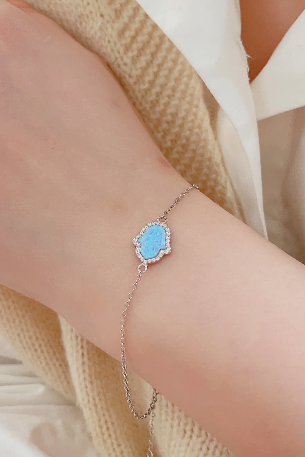 Aura Stylo - Opal 925 Sterling Silver Bracelet