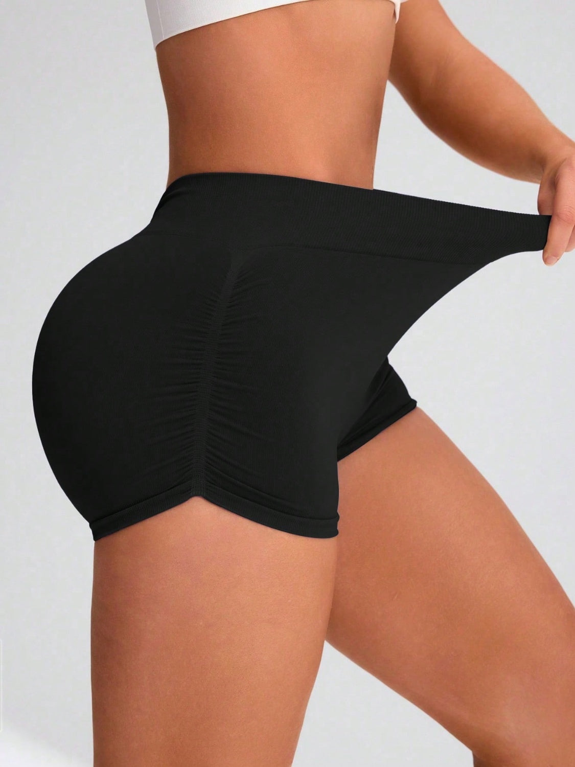 Aura Stylo - Elastic Waist Active Shorts