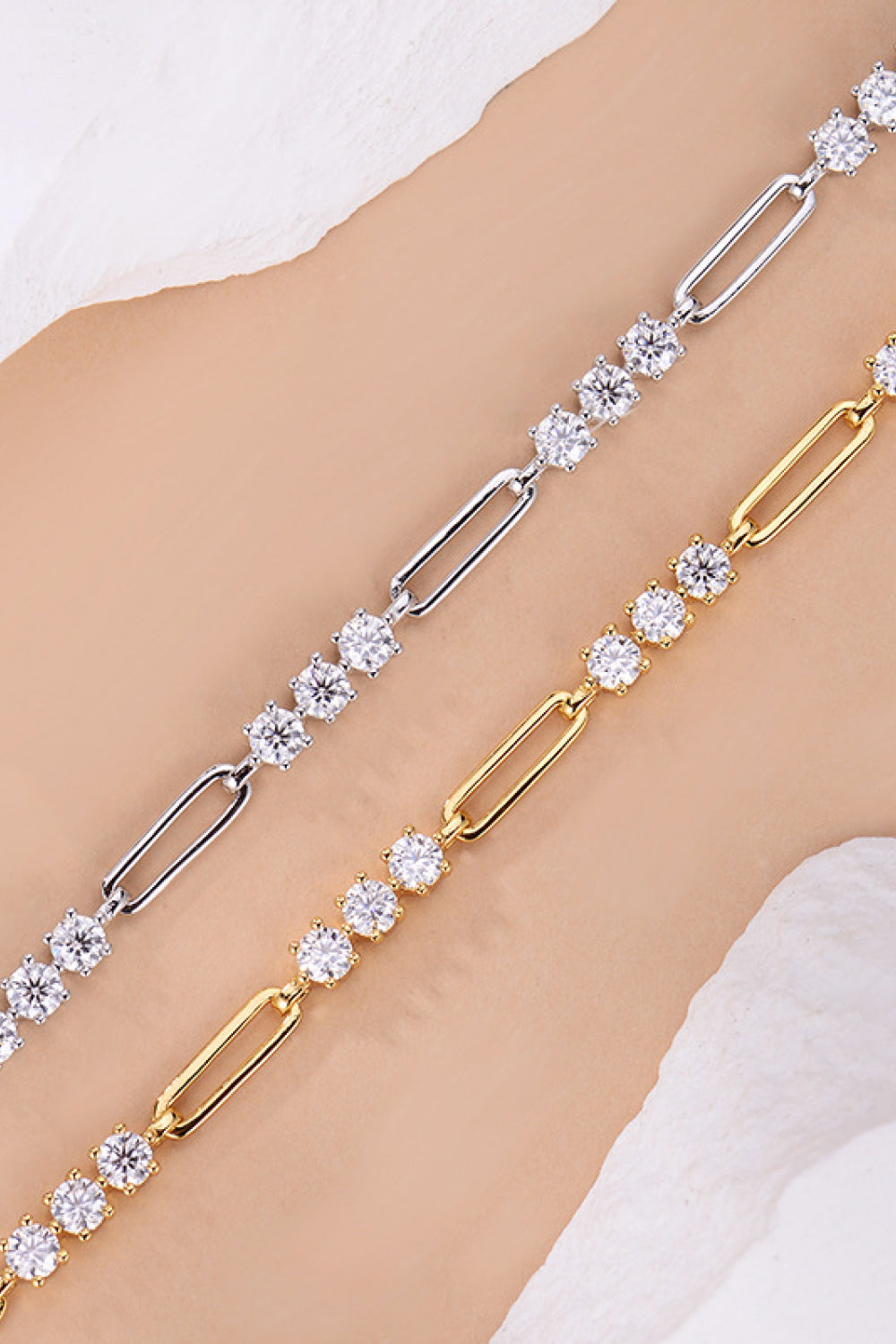 Aura Stylo - 1.8 Carat Moissanite 925 Sterling Silver Bracelet