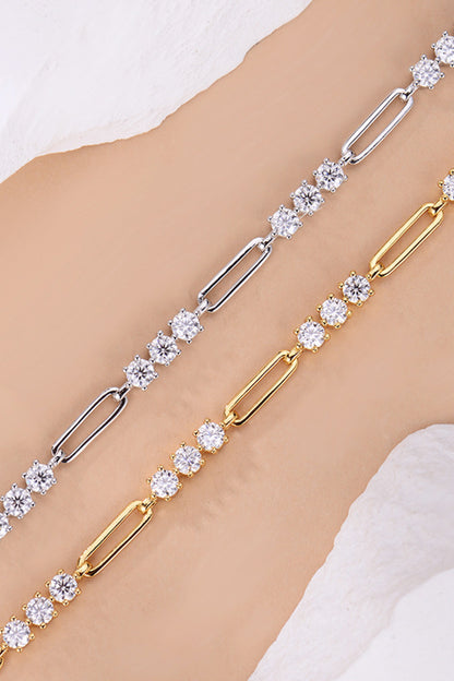 Aura Stylo - 1.8 Carat Moissanite 925 Sterling Silver Bracelet