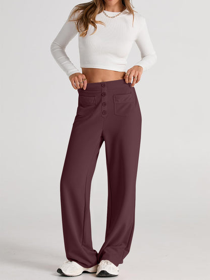 Aura Stylo - High Waist Wide Leg Pants