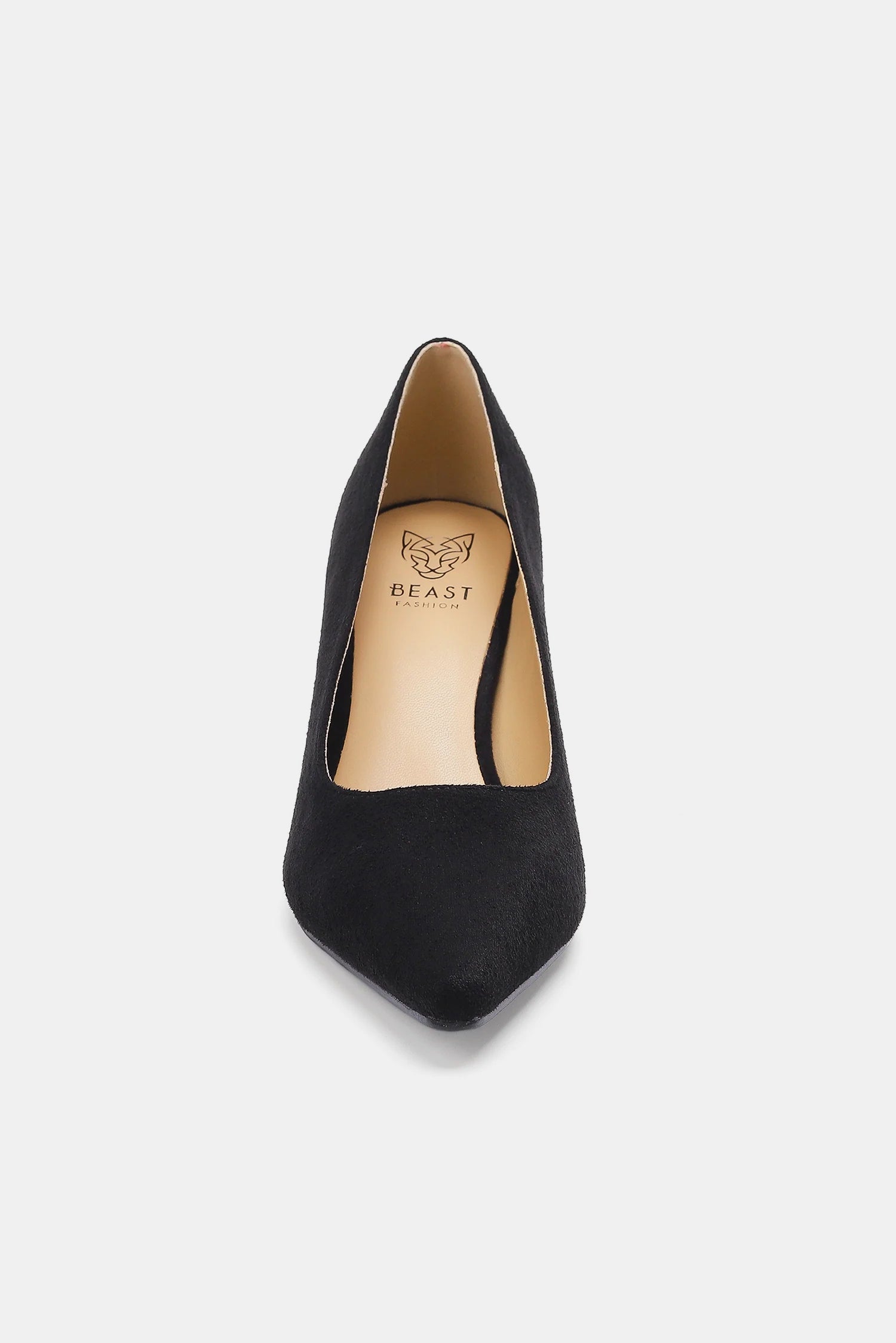 Aura Stylo - Beast Fashion Faux Suede Point Toe Pumps