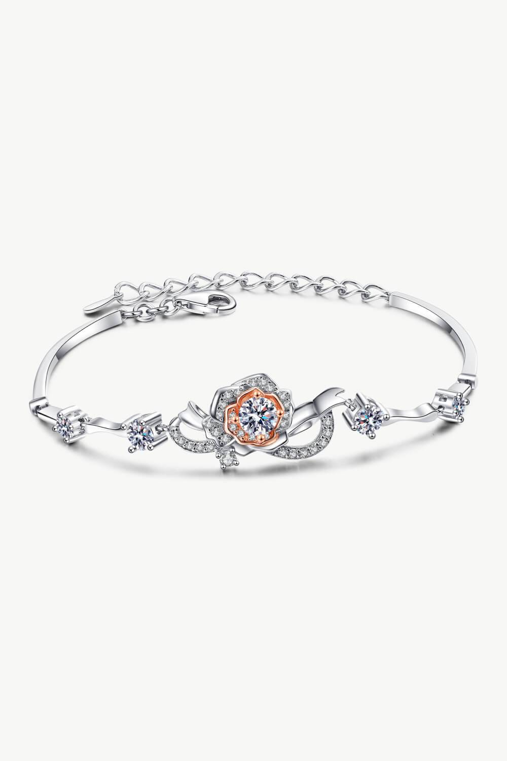 Aura Stylo - 925 Sterling Silver Moissanite Bracelet