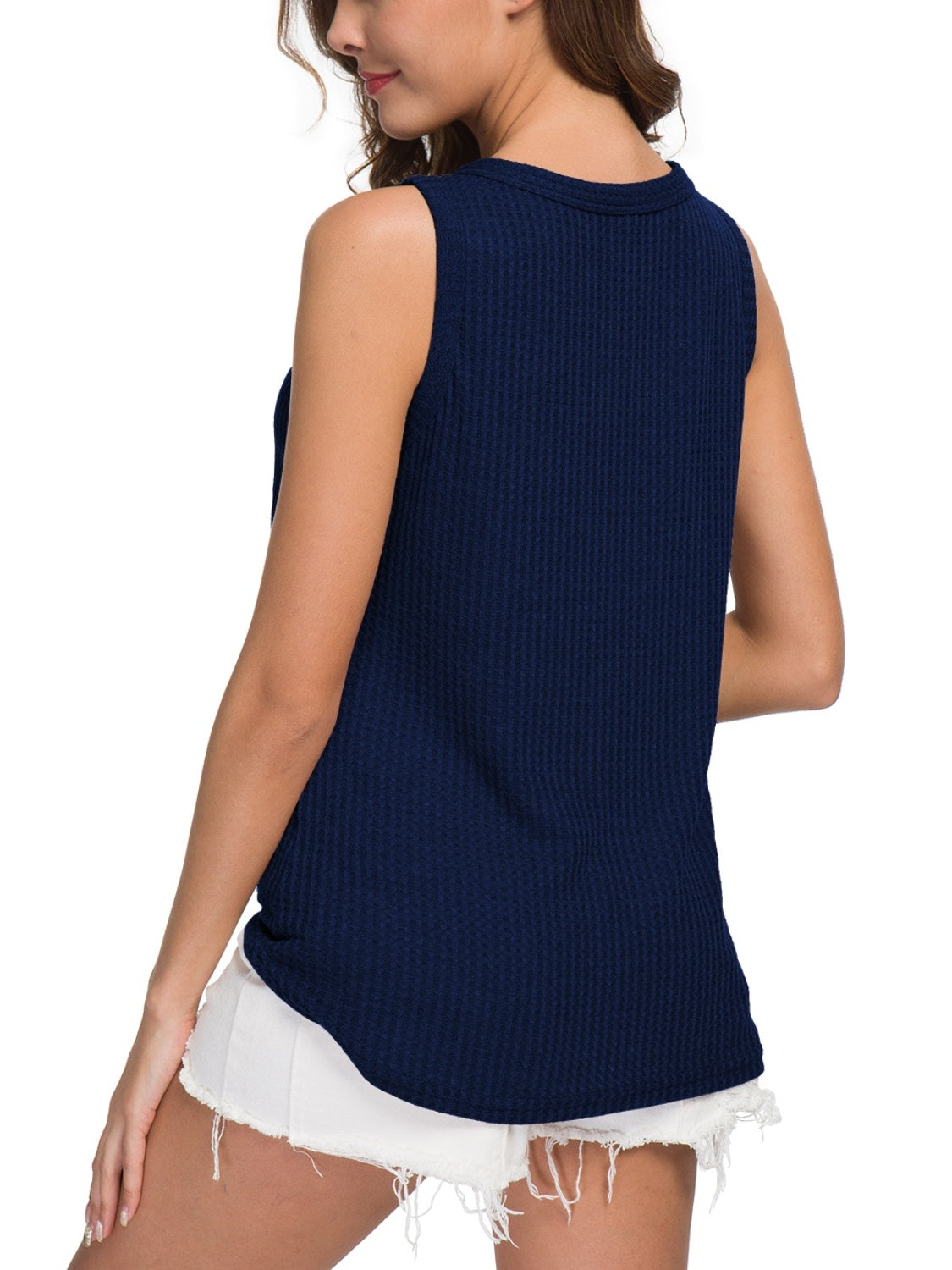 Sophisticated Tied V-Neck Tank