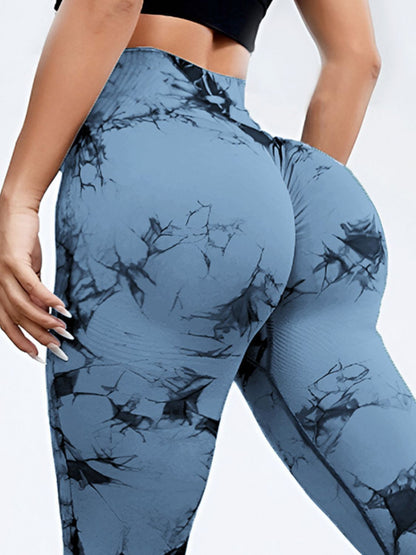 Aura Stylo - Tie-Dye High Waist Active Leggings