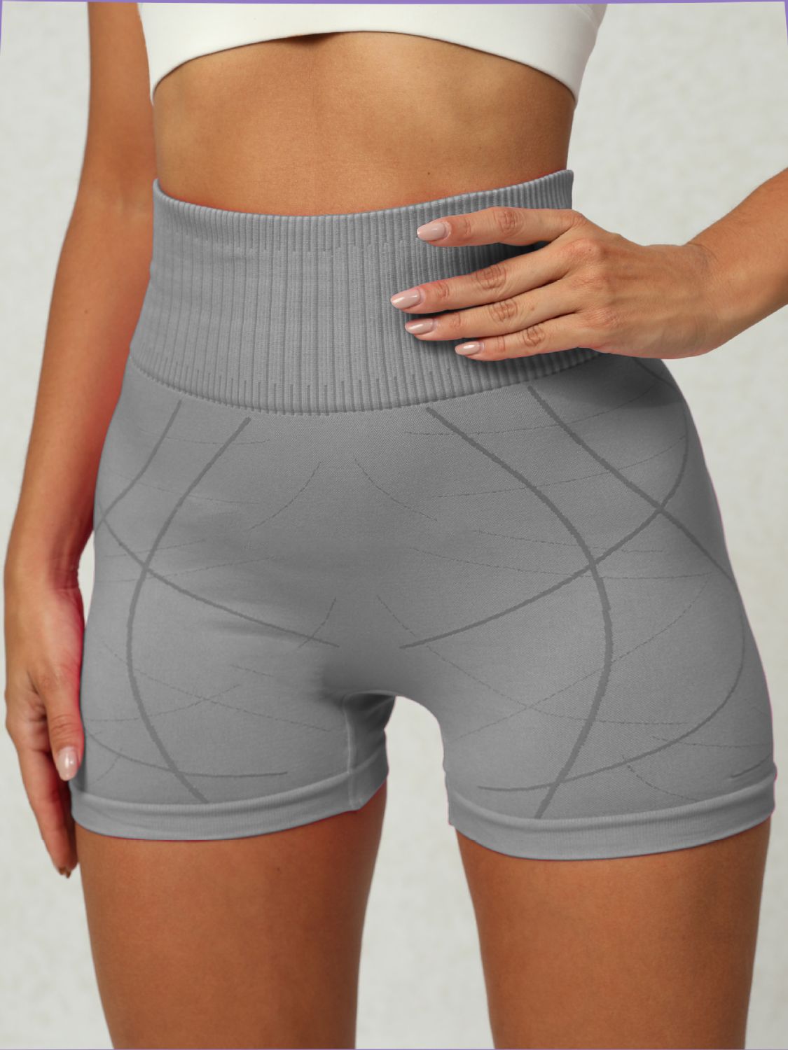 Aura Stylo - High Waist Active Shorts