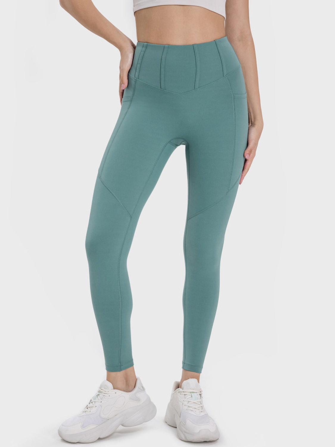 Aura Stylo - Millennia Pocketed High Waist Active Leggings