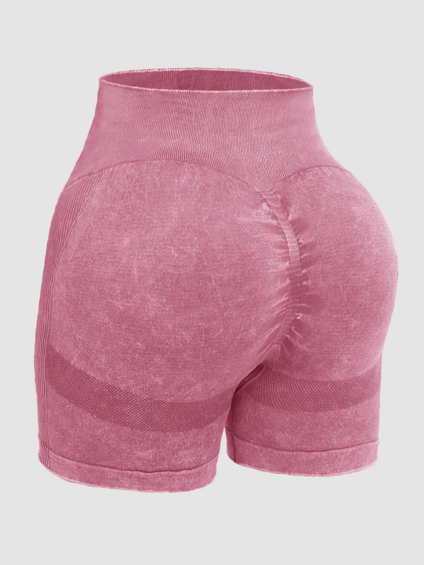 Aura Stylo - Washed High Waist Active Shorts