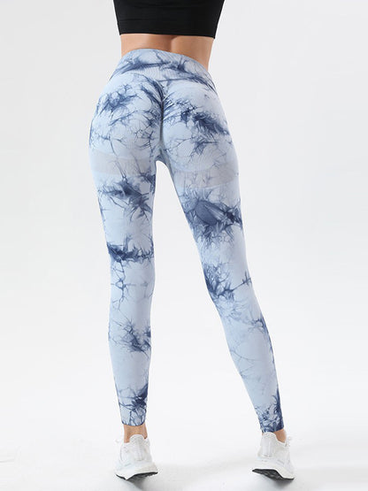 Aura Stylo - Tie-Dye High Waist Active Leggings