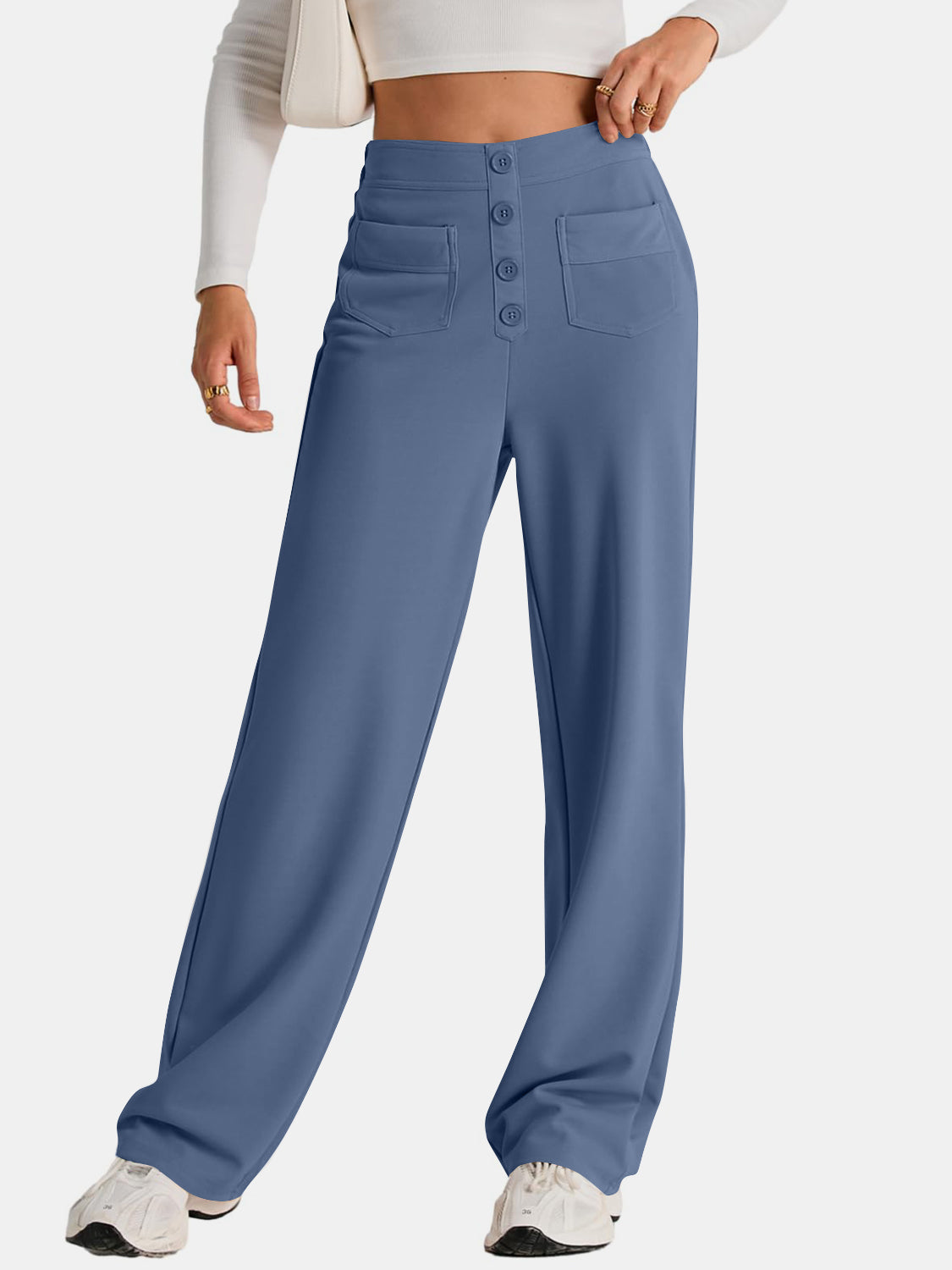 Aura Stylo - High Waist Wide Leg Pants