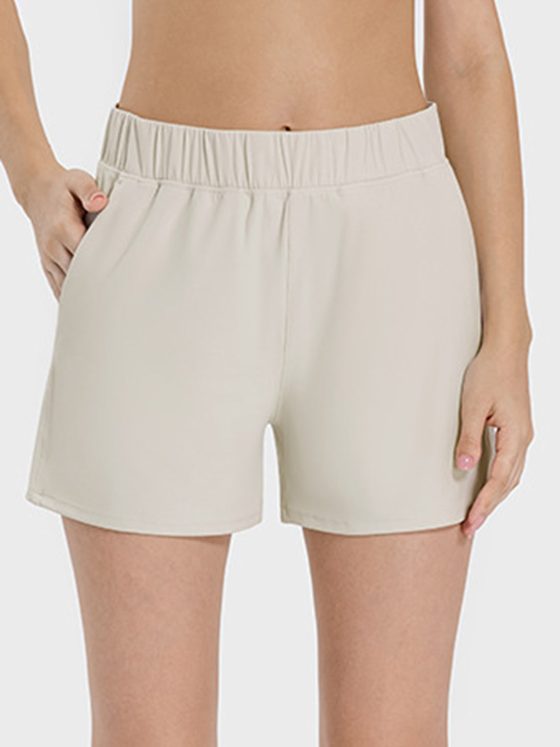 Aura Stylo - Millennia Elastic Waist Active Shorts