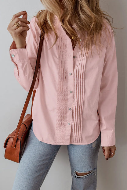 Classic Charm Button Up Long Sleeve Shirt