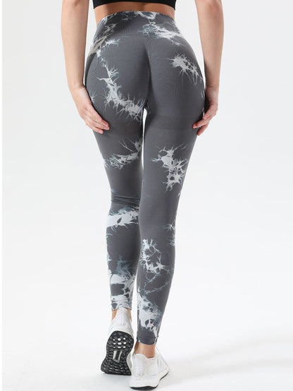 Aura Stylo - Tie-Dye High Waist Active Leggings