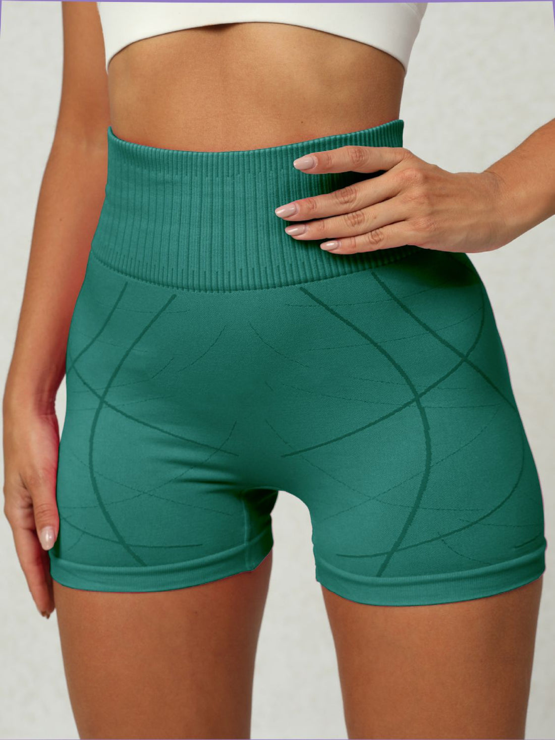 Aura Stylo - High Waist Active Shorts