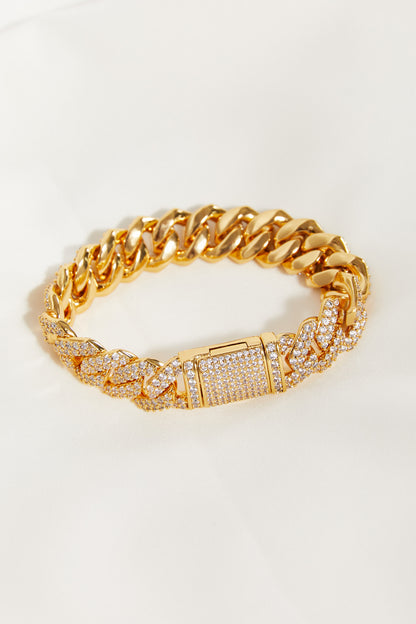 Aura Stylo - Alloy Inlaid Zircon Bracelet