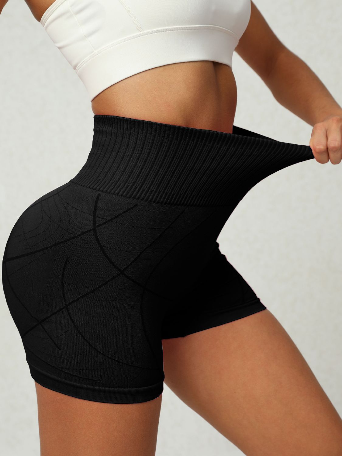 Aura Stylo - High Waist Active Shorts