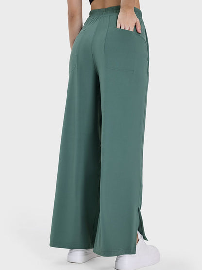 Aura Stylo - Millennia Slit Wide Leg Active Pants