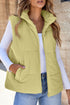 Aura Stylo - Zip Up Turtleneck Vest Coat