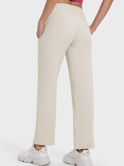 Aura Stylo - Millennia Pocketed High Waist Active Pants