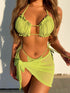 Aura Stylo - Frill Trill Halter Neck Three-Piece Swim Set