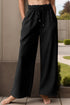 Aura Stylo - Drawstring Wide Leg Active Pants