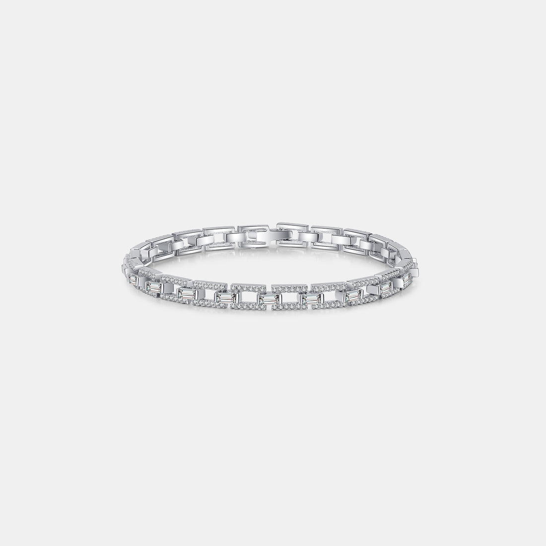 Aura Stylo - 3.2 Carat Moissanite 925 Sterling Silver Bracelet