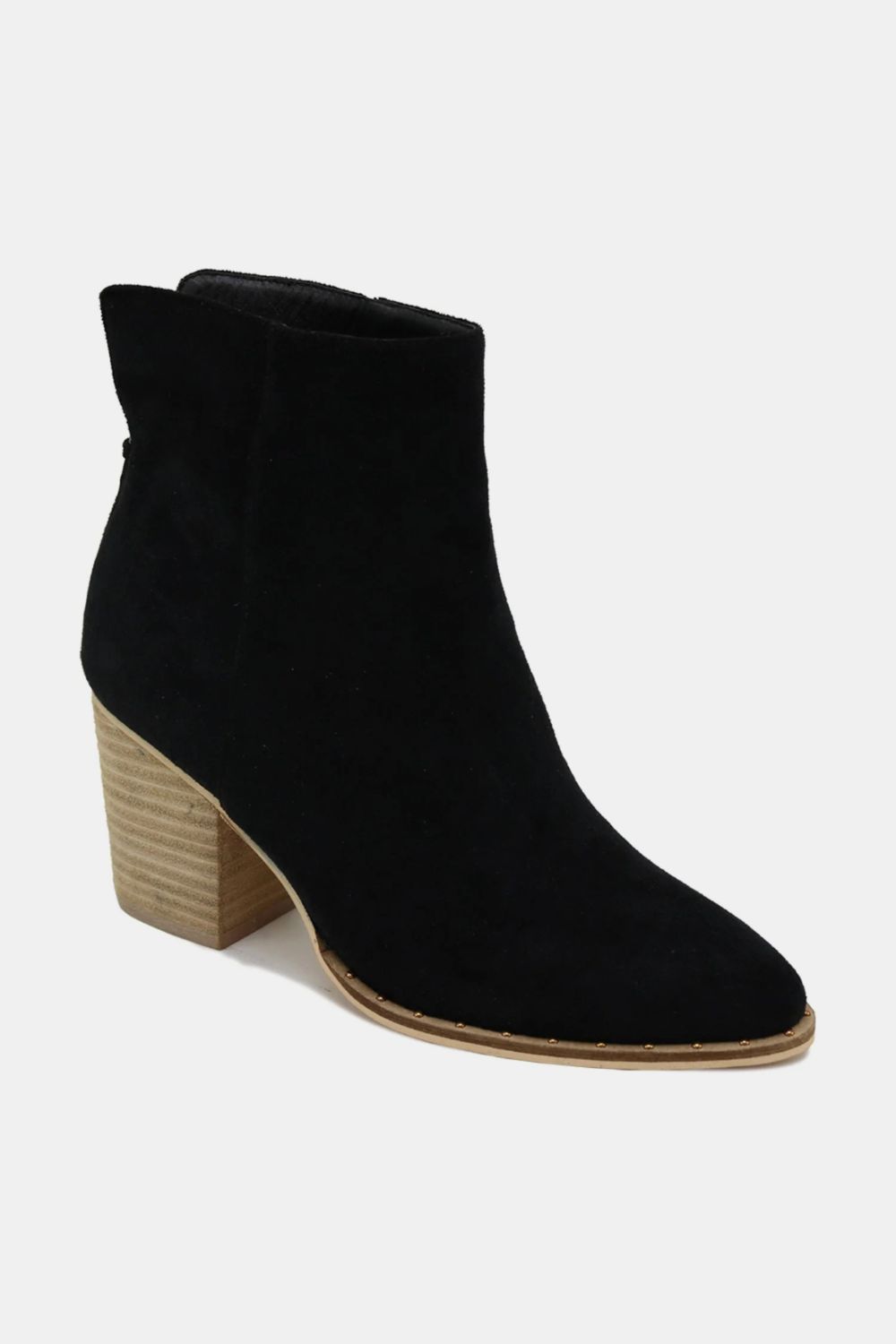 Aura Stylo - Beast Fashion Suede Point Toe Ankle Booties