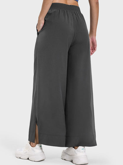 Aura Stylo - Millennia Slit Wide Leg Active Pants