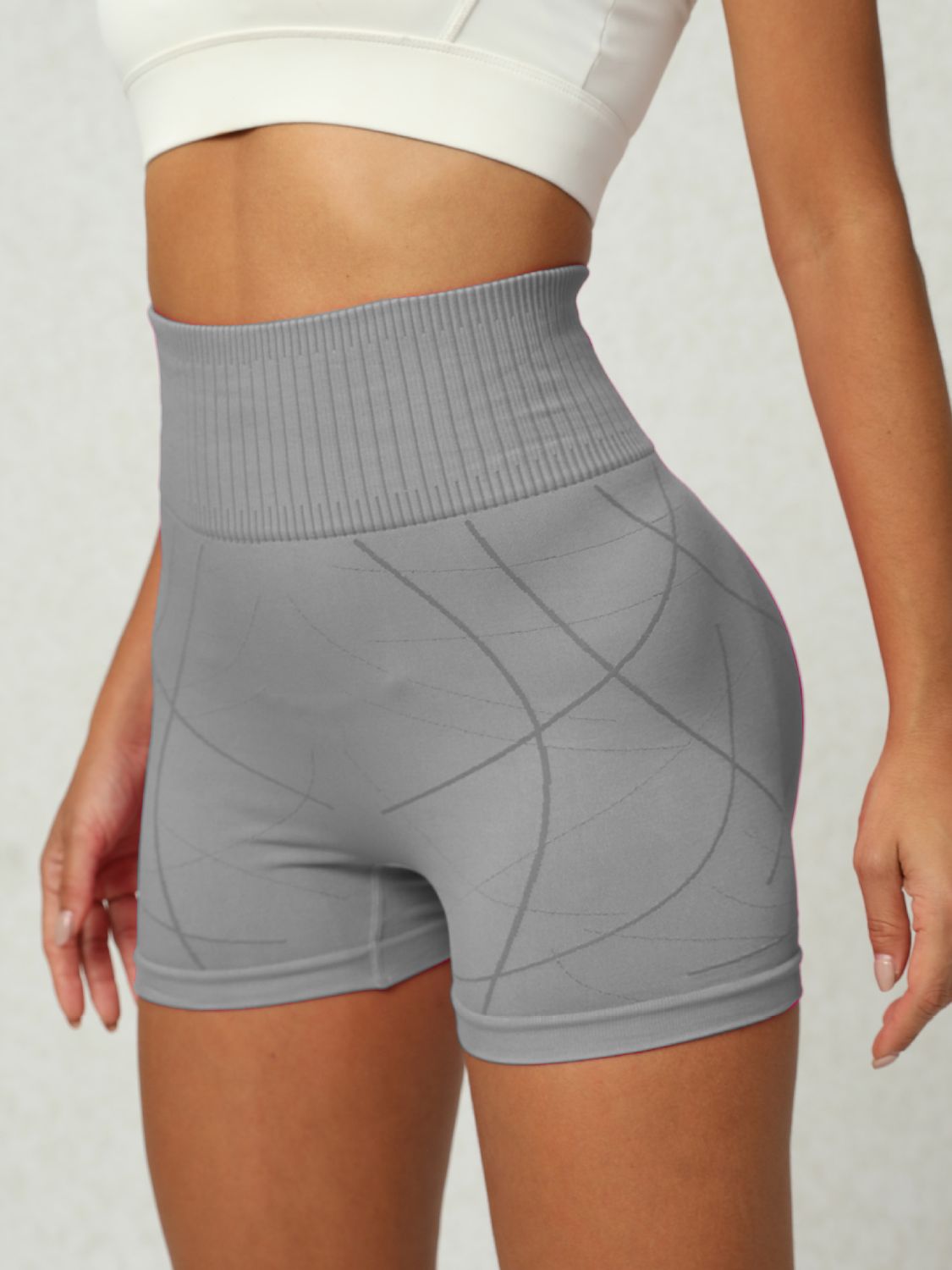 Aura Stylo - High Waist Active Shorts