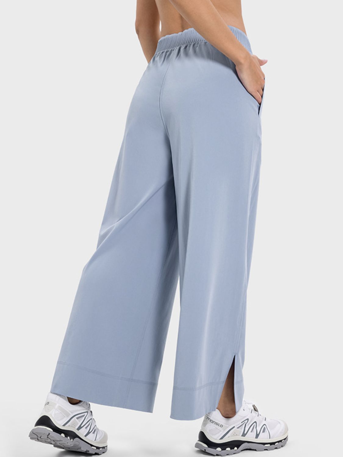 Aura Stylo - Millennia Slit Wide Leg Active Pants