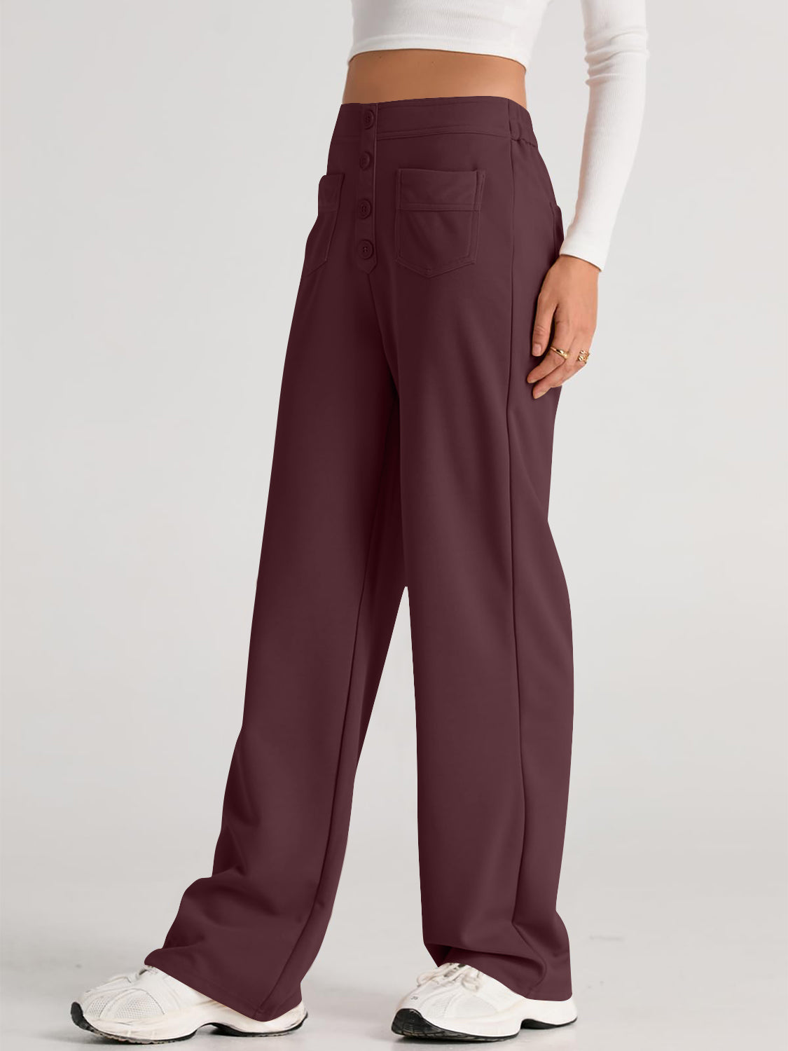 Aura Stylo - High Waist Wide Leg Pants