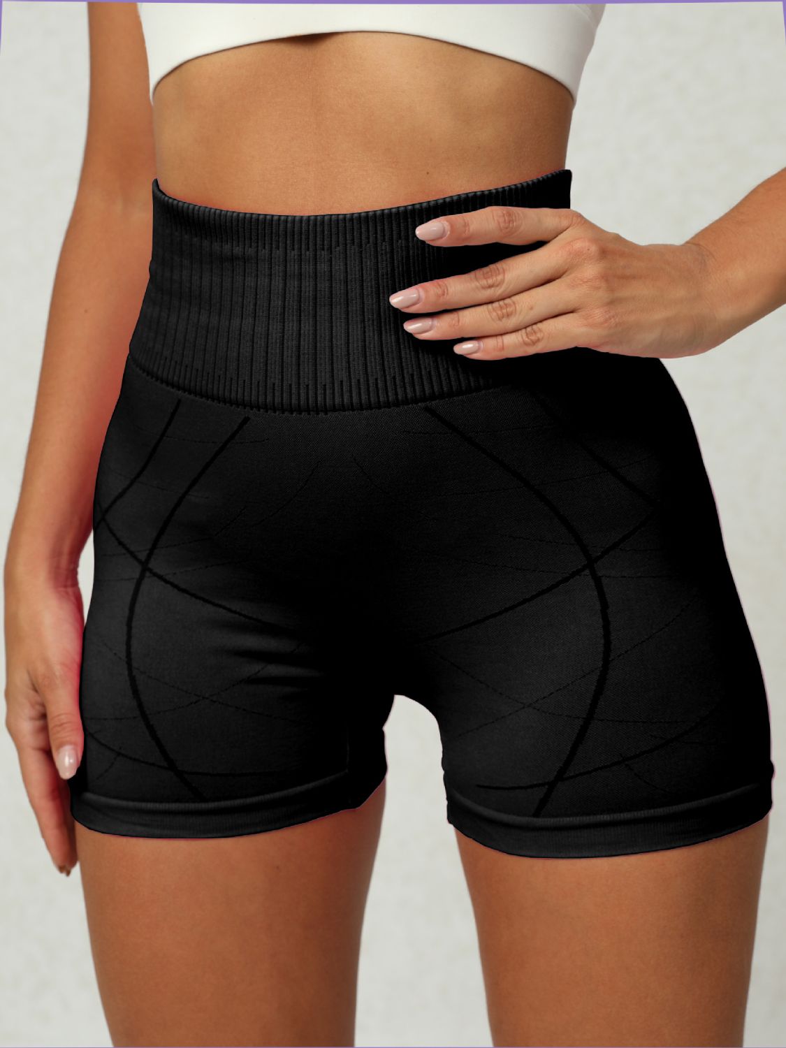 Aura Stylo - High Waist Active Shorts