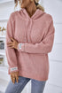 Aura Stylo - Drawstring Long Sleeve Hooded Sweater