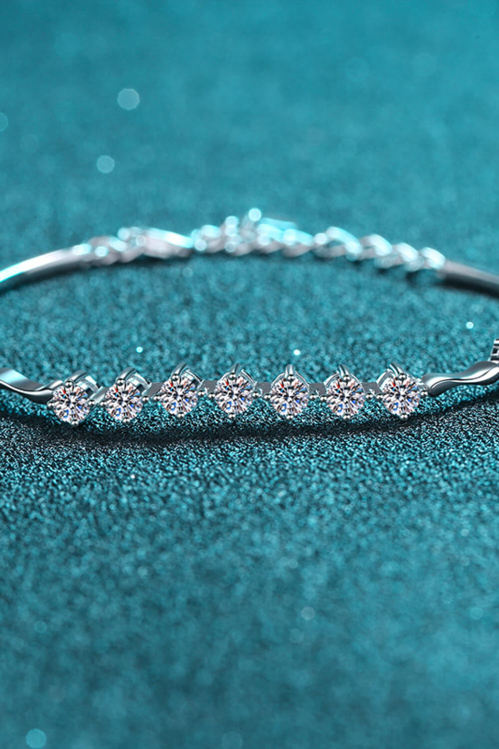 Aura Stylo - Moissanite 925 Sterling Silver Bracelet