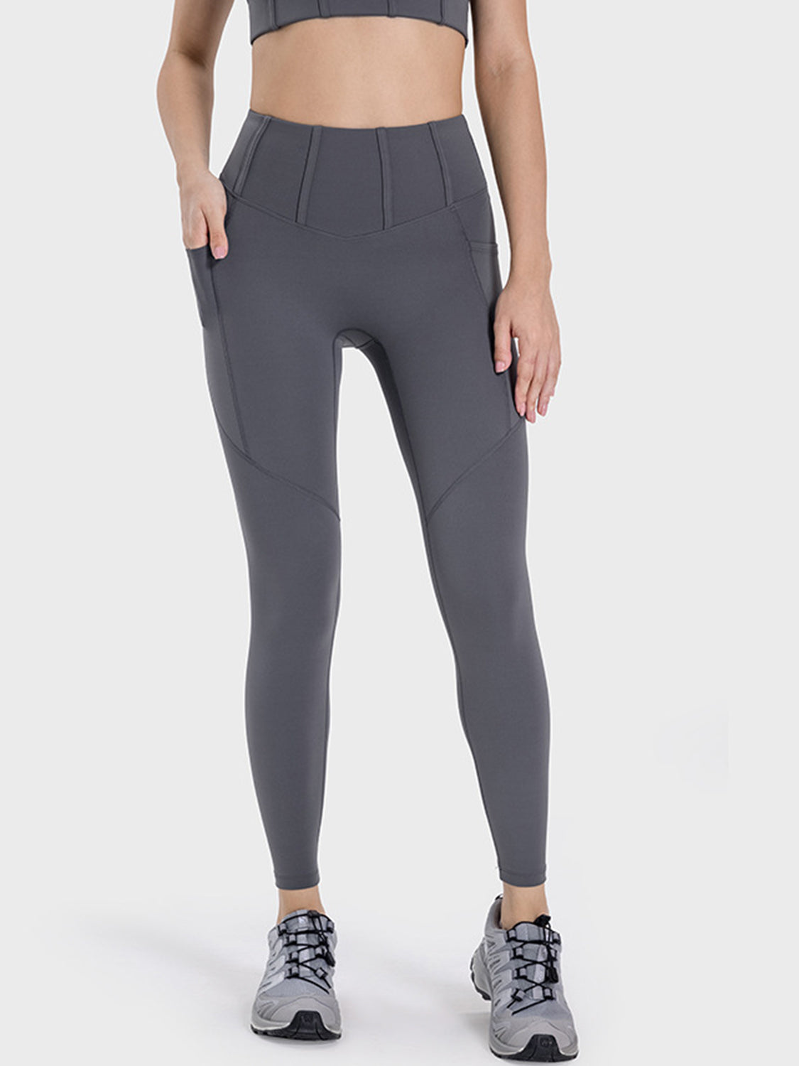 Aura Stylo - Millennia Pocketed High Waist Active Leggings