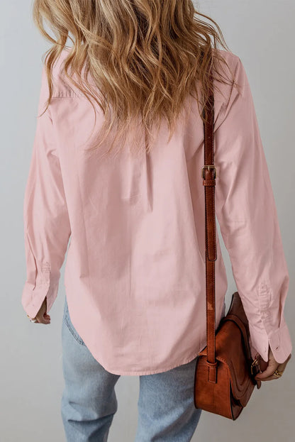 Classic Charm Button Up Long Sleeve Shirt