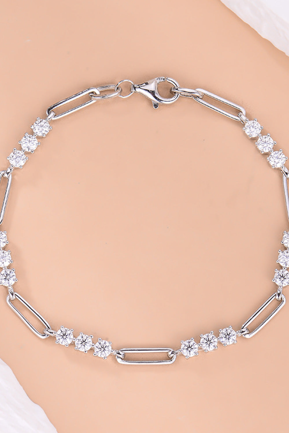 Aura Stylo - 1.8 Carat Moissanite 925 Sterling Silver Bracelet