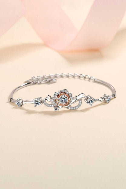 Aura Stylo - 925 Sterling Silver Moissanite Bracelet