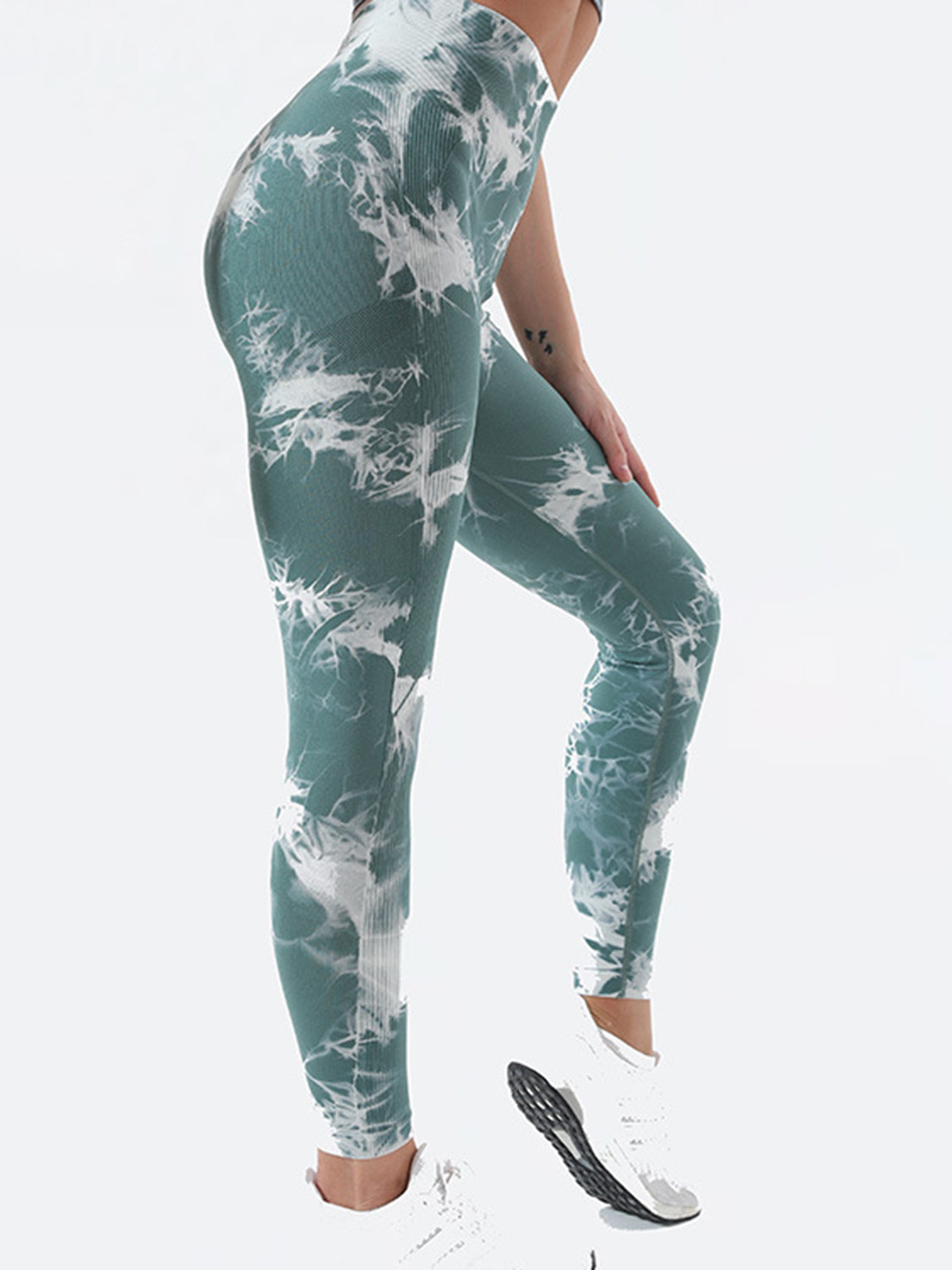 Aura Stylo - Tie-Dye High Waist Active Leggings