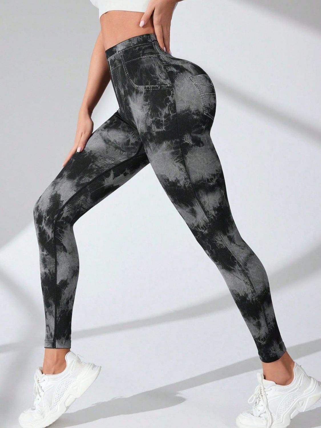 Aura Stylo - Tie-Dye High Waist Active Leggings