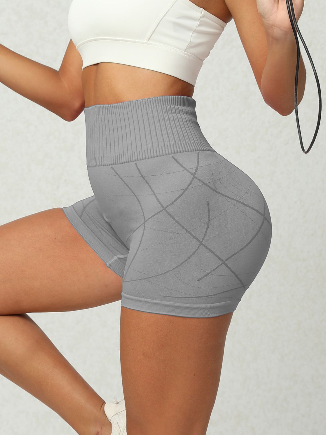 Aura Stylo - High Waist Active Shorts