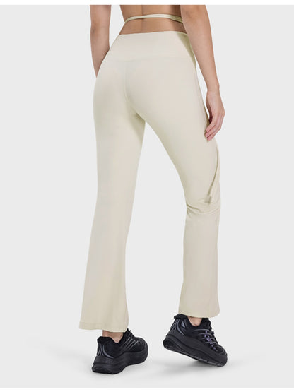 Aura Stylo - Millennia Tied Mid-Rise Waist Active Pants