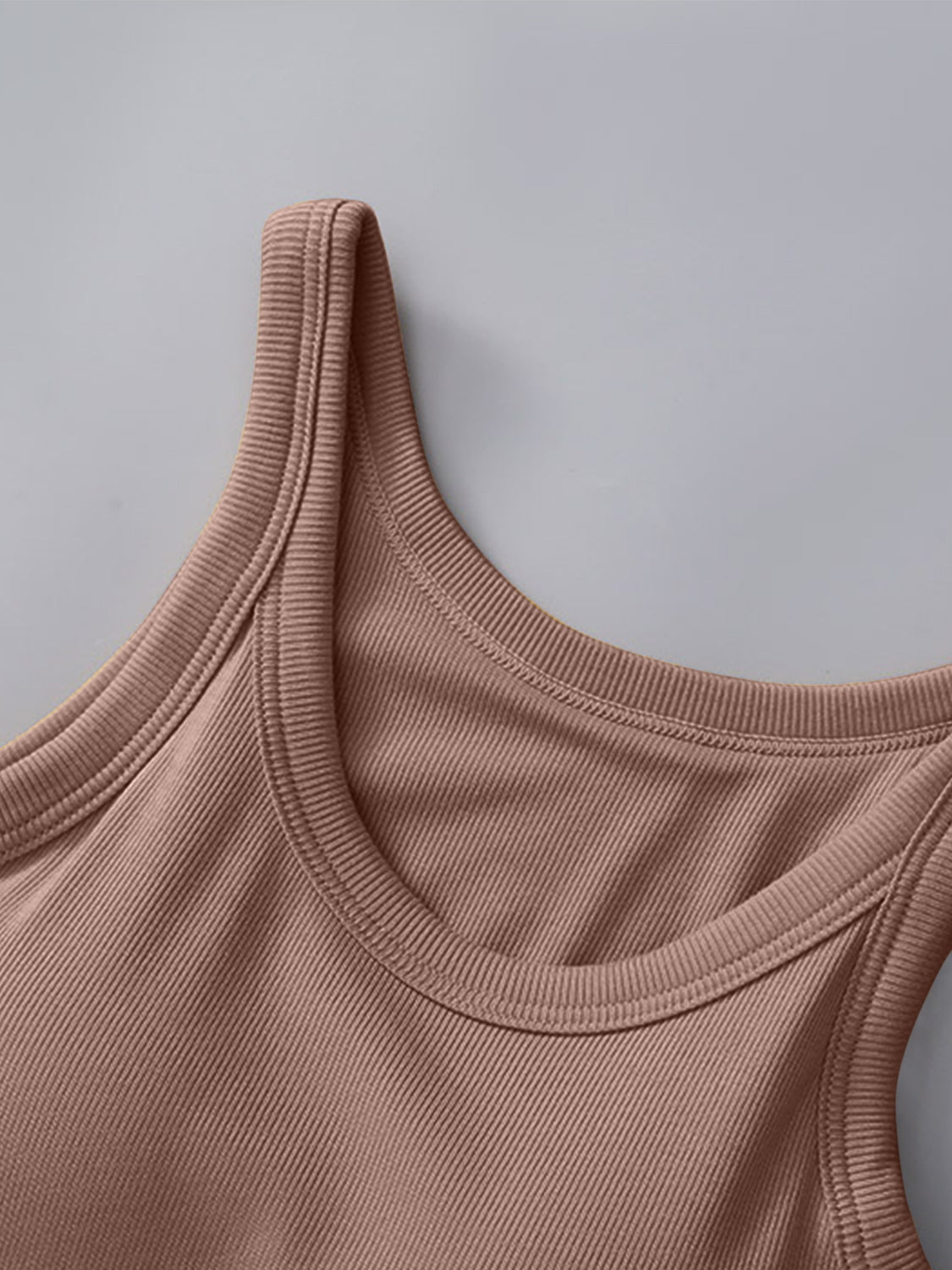 Round Neck Tank with stylish Bra