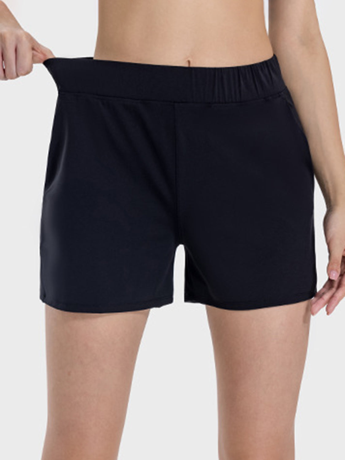 Aura Stylo - Millennia Elastic Waist Active Shorts