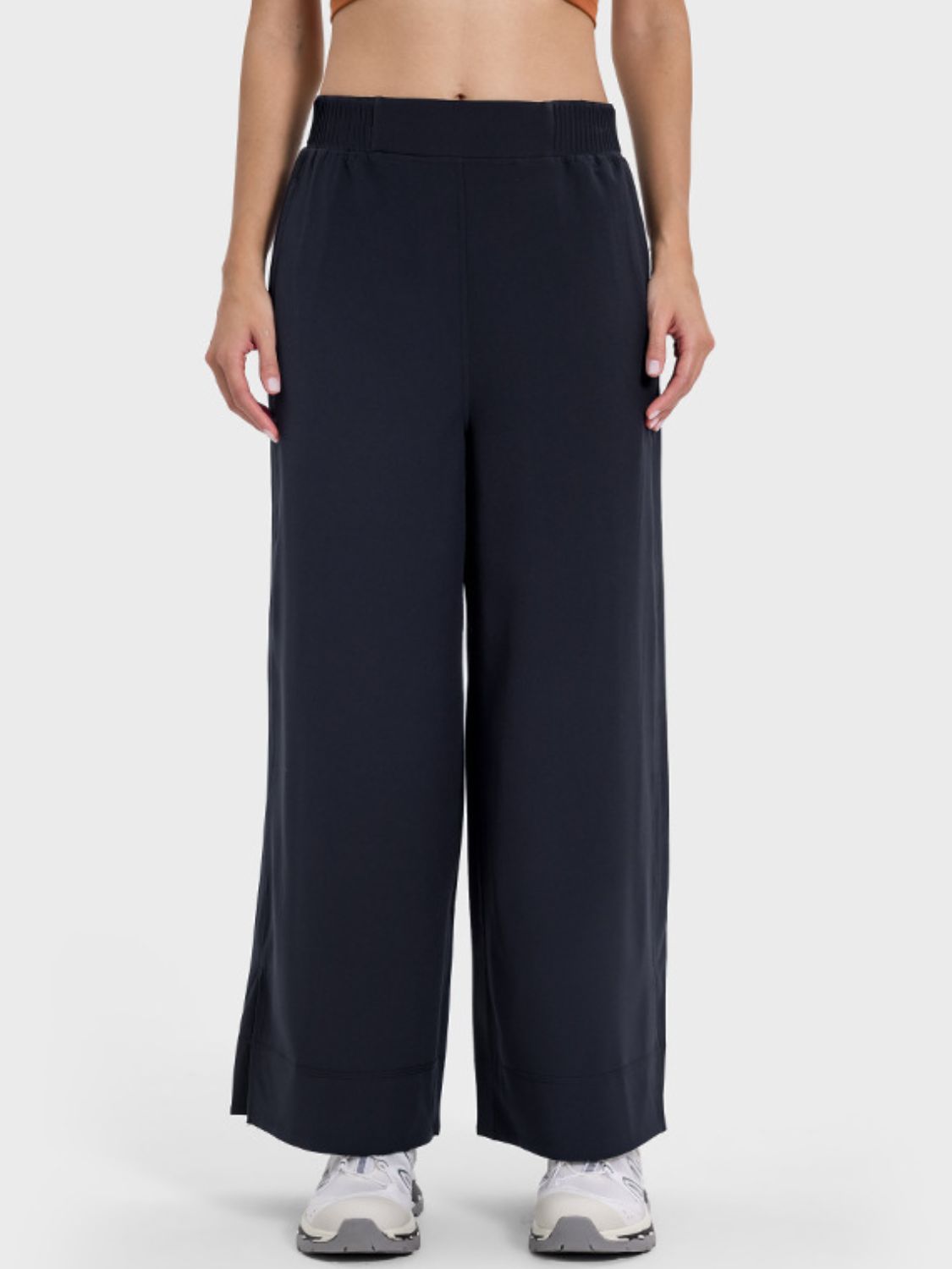 Aura Stylo - Millennia Slit Wide Leg Active Pants