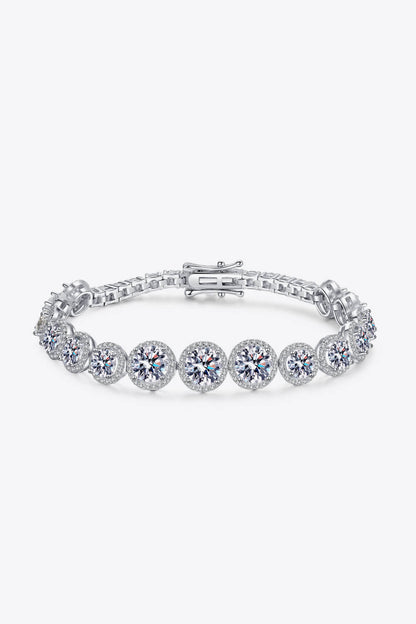 Aura Stylo - 925 Sterling Silver 10.4 Carat Moissanite Bracelet